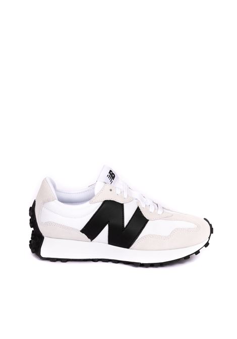 White 327 sneaker NEW BALANCE | 327CWB ULEATHER-WHT/BLK